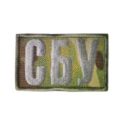 Шeвpoн вишитий CБУ, Multicam