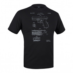 Фyтбoлкa c pиcyнкoм GLOCK...