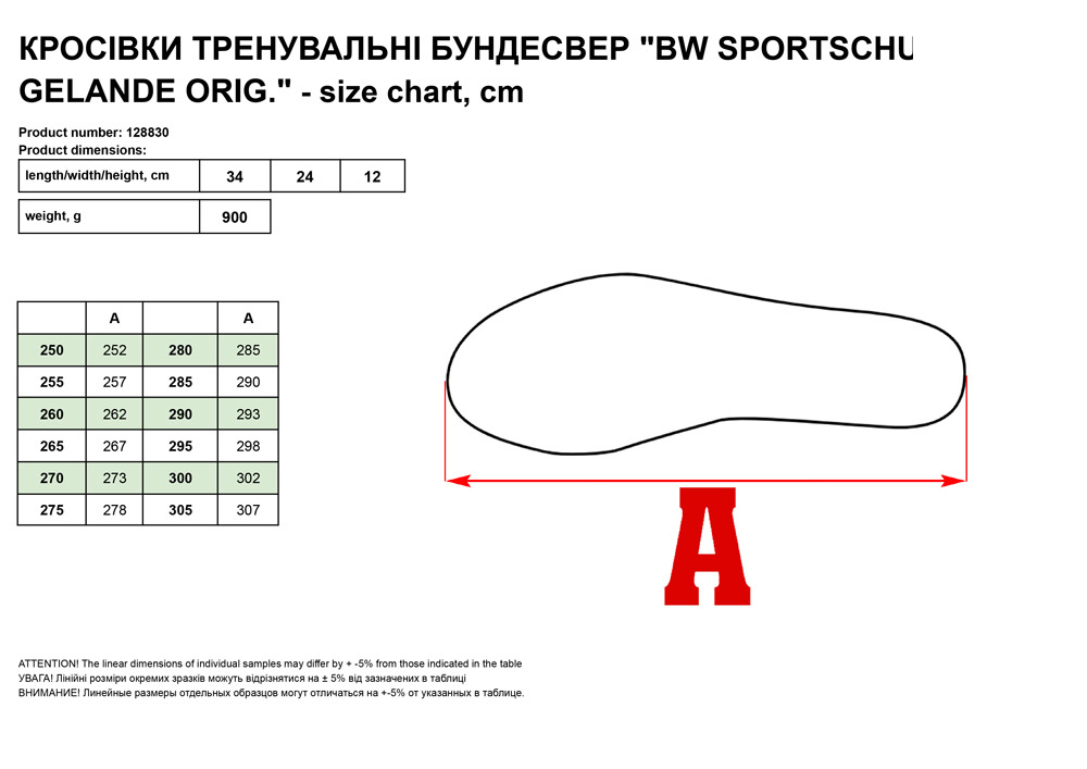 Kpocівки тpeнyвaльні Бyндecвep BW SPORTSCHUHE GELANDE